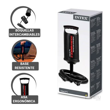 MÁQUINA RYBIU VE31871 INFLAR PISCINAS NEGRO + REGALO AGENDITA - 4