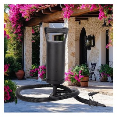 INFLADOR RYBIU VE31871 BOMBA CON BASE RESISTENTE NEGRO + LIGAS REGALO