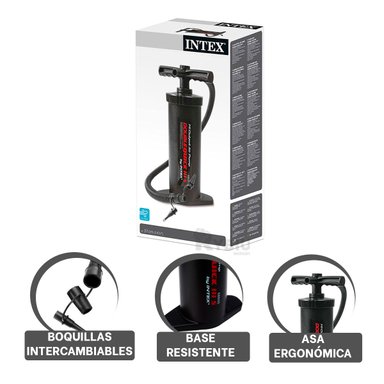 MÁQUINA RYBIU VE31872 INFLAR PISCINAS NEGRO + REGALO AGENDITA