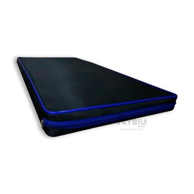 MAT RYBIU DE30532 IDEAL GYM EN L NEGRO Y AZUL + REGALO STICKERS