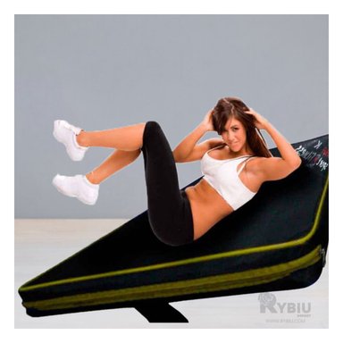 MAT RYBIU DE30539 5.5X100CM IDEAL GYM EN TALLA S AMARILLO + REGALO STICKERS