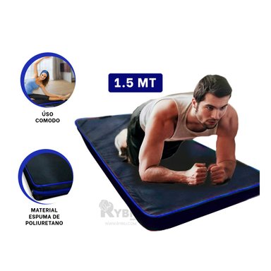 COLCHÓN RYBIU DE30532 COMODO EN TALLA L AZUL + BANDERITAS ADHESIVAS