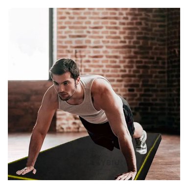 MAT RYBIU DE30535 GIMNASIO EN M NEGRO Y AMARILLO + GIFT MINIAGENDA