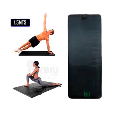 MAT YOGA RYBIU DE30533 NEGRA EN TALLA L CON ROJO + REGALO AGENDITA