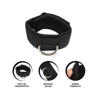 CINTURÓN RYBIU DE30543 NEGRO COMPACTO + REGALO LIGAS PEINAR