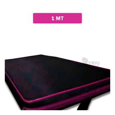 MAT RYBIU DE30542 5.5X100CM DEPORTIVO NEGRO EN TALLA S CON ROSADO + GIFT STICKERS