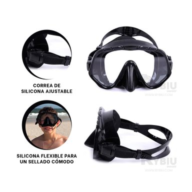 VISORES RYBIU W-1001 NEGRO RESISTENTE Y CÓMODO + REGALO AGENDITA