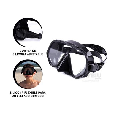 VISORES RYBIU W-1001 NEGRO INNOVADOR EL MAR + ENVOLTORIO REGALO