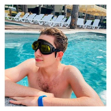 ANTEOJOS RYBIU W-1001 NEGRO SILICONA + LIGAS REGALO