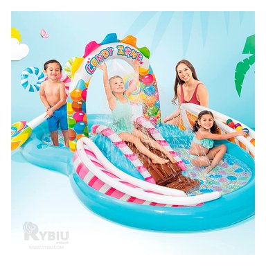 INFLABLE CON RESBALADIZA Y+ENVOLTORIO DE REGALO - 2