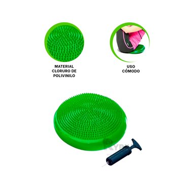 COJÍN RYBIU DE30553 POLIVINILO PRACTICO VERDE + GIFT MINIAGENDA