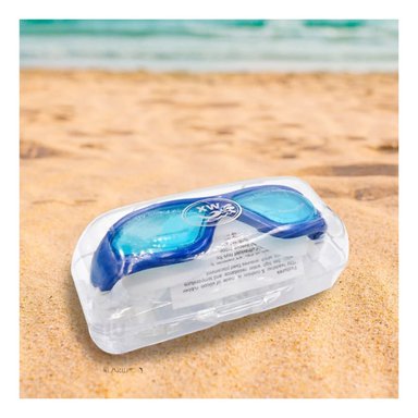 GAFAS NATACION RYBIU MG-FD922 CELESTE BONITAS PISCINA + LIGAS REGALO