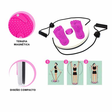 SOPORTE RYBIU DE30557 EJERCITARSE FUCSIA + LIGAS REGALO