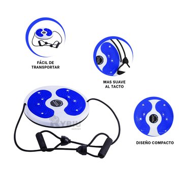 PLATAFORMA RYBIU DE30558 EJERCICIO DURADERO AZUL + REGALO AGENDITA