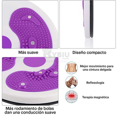 SOPORTE RYBIU DE30559 BUEN DISEÑO MORADO + REGALO LIGAS PEINAR
