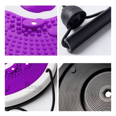 SOPORTE RYBIU DE30559 EJERCITARSE MORADO + LIGAS REGALO