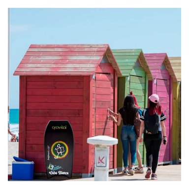 FLOTADOR NATACIÓN RYBIU GR-42DS APRENDIZAJE NEGRO + LIGAS REGALO