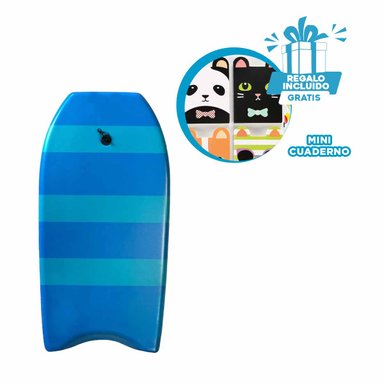 ALETA FUNCIONAL NATACIÓN RYBIU GR-42DS PISCINA AZUL RAYAS + GIFT MINIAGENDA