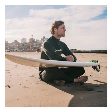 TRAJE BAÑO SURF HOMBRE RYBIU 61130-M NEGRO + GIFT MINIAGENDA