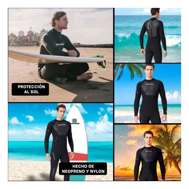 TRAJE BAÑO NATACIÓN HOMBRE RYBIU 61130-M NEGRO FLEXIBLE + ENVOLTORIO REGALO