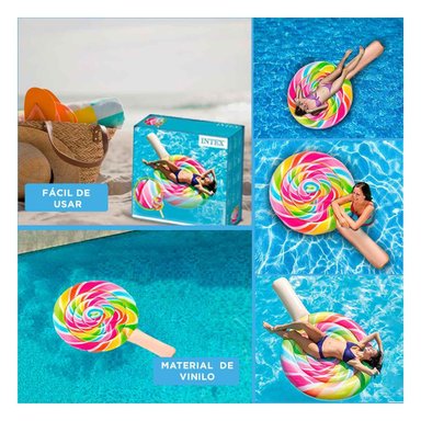 FLOTADOR RYBIU 58753EU MULTICOLOR FUNCIONAL EN FORMA CARAMELO + POST-IT ADHESIVOS