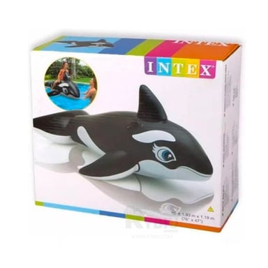 INFLABLE RYBIU LIGERO Y COMPACTO FORMA DE ORCA + REGALO STICKERS - 2