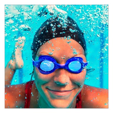 LENTES BUCEO RYBIU MG-1600 JÓVENES AZUL + LIGAS REGALO