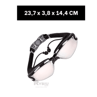 LENTES NATACIÓN RYBIU MG-HN72A ERGONOMICO NIÑOS NEGRO + REGALO AGENDITA