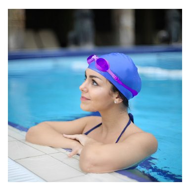 LENTES NATACIÓN RYBIU MG-F268A ADAPTABLE MORADO + LIGAS REGALO