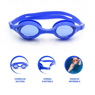 ANTEOJOS RYBIU MG-F268A AZUL EFICIENTES + REGALO LIGAS PEINAR