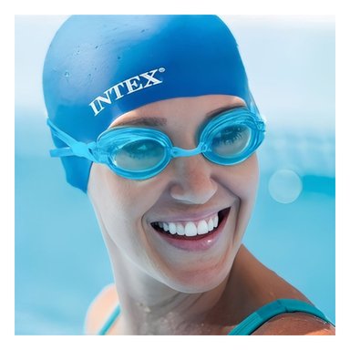 GAFAS NATACION RYBIU MG-F268A CELESTE ADAPTABLES + LIGAS REGALO