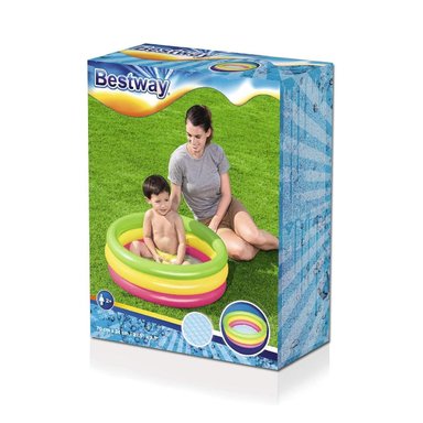 ESPACIO ACUATICO INFANTIL DE AGUA ARCOIRIS 1.52 X 30 CM PARA JUEGOS Y+LIGAS REGALO - 3