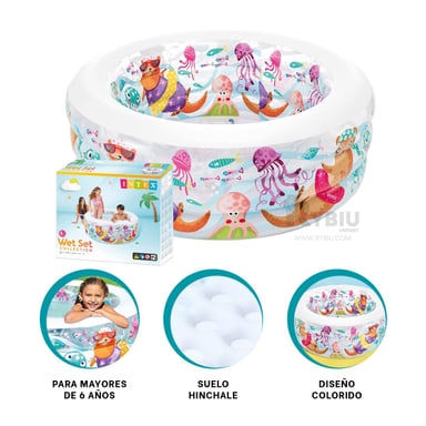 ALBERCA CON DISEÑO MODERNO Y ATRACTIVO Y+GIFT STICKERS - 1