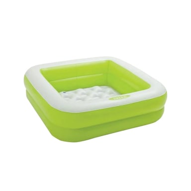 PISCINA DE AGUA ACOLCHADA 85X85X23CM VERDE PARA JUEGOS INFANTILES Y+PAPEL REGALO - 1