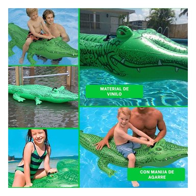 FLOTADOR RYBIU 58546NP VERDE BALSA SOL RADIANTE EN COCODRILO + POST-IT ADHESIVOS