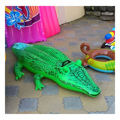 FLOTADOR RYBIU 58546NP VERDE RELAJACION EN COCODRILO + REGALO AGENDITA