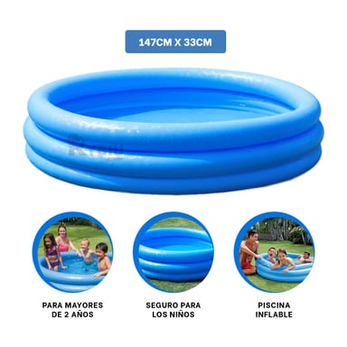 PISCINA PARA RELAJACION TOTAL EN AZUL Y+PAPEL DE REGALO - 4