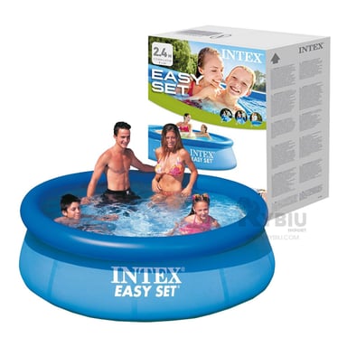 PILETA INFANTIL DE TONO CELESTE Y+REGALO LIGAS PARA PEINAR - 1