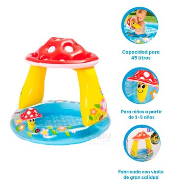 ALBERCA MARAVILLOSA DE HONGUITO MULTICOLOR Y+GIFT STICKERS - 3