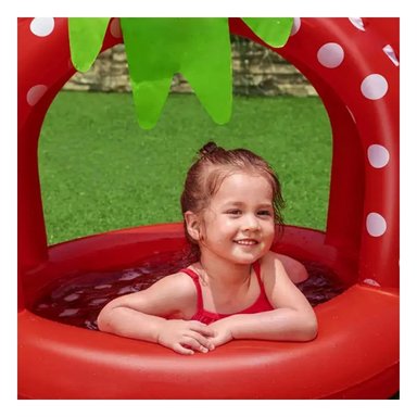 PILETA INFLABLE FRESITA PARA HOGAR Y PATIO CON TOQUE ATRACTIVO Y+LIGAS REGALO - 1