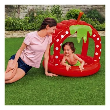 PILETA INFLABLE FRESITA PARA HOGAR Y PATIO CON TOQUE ATRACTIVO Y+LIGAS REGALO - 2