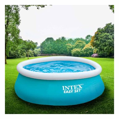 FORMATO INFLABLE REDONDO CON BORDE SUAVE PARA HOGAR Y TEMPORADA CALIDA Y+LIGAS REGALO - 2