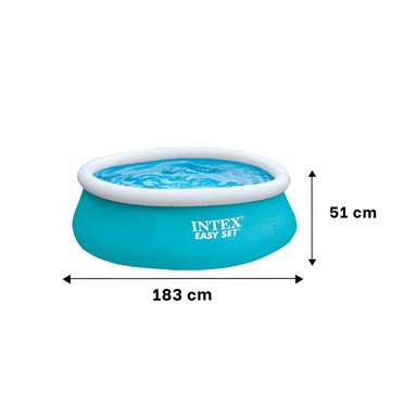 FORMATO INFLABLE REDONDO CON BORDE SUAVE PARA HOGAR Y TEMPORADA CALIDA Y+LIGAS REGALO - 4