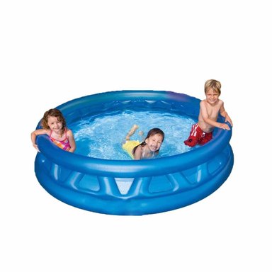 BANO INFLABLE REDONDO PARA EXTERIOR CON SUPERFICIE SUAVE Y USO DIARIO Y+LIGAS REGALO - 3