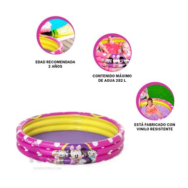 PISCINA REFRESCANTE INFANTIL DE ROSADO Y+PAPEL DE REGALO - 3