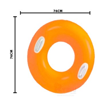 INFLABLE RYBIU 59258NP NARANJA CON ASA 76CM + REGALO LIGAS PEINAR