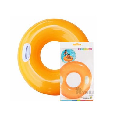 SALVAVIDAS RYBIU 59258NP NARANJA VERSATIL CON ASA 76CM + GIFT MINIAGENDA