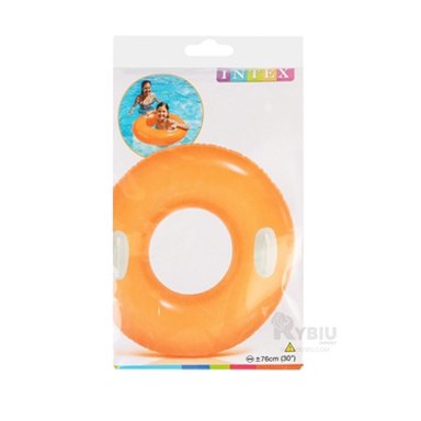 SALVAVIDAS RYBIU 59258NP NARANJA CON ASA 76CM + REGALO STICKERS