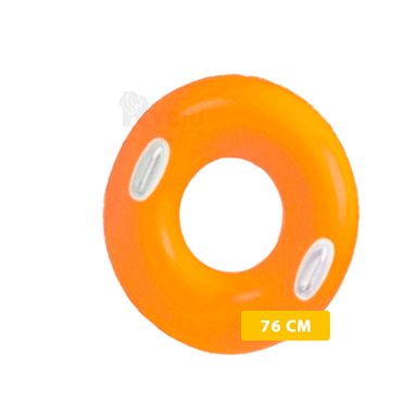 SALVAVIDAS RYBIU 59258NP NARANJA DURABLE CON ASA 76CM + REGALO AGENDITA