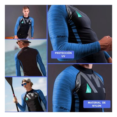 PLAYERA NAILON EN COLOR NEGRO AZUL Y+POST-IT ADHESIVOS